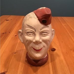 VINTAGE WWll US ARMY ELMER HEAD PLANTER ROBINSON RANSBOTTOM POTTERY OHIO…